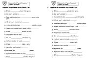 English worksheet: alrady and yet