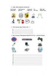 English worksheet: Test Part 2