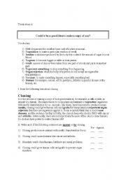 English worksheet: cloning