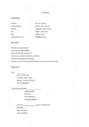 English worksheet: Well-Being