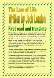 English Worksheet: Reading, listening and writing comprehension 12 pages of exercises