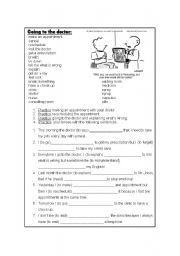 English Worksheet: the doctor