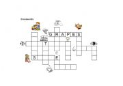 English worksheet: Simple crosswords 