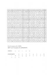 English Worksheet: Secret Picture (I love English)