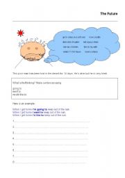 English Worksheet: The future