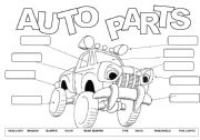 English Worksheet: Auto Parts