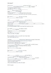 English Worksheet: IM YOURS - SONG