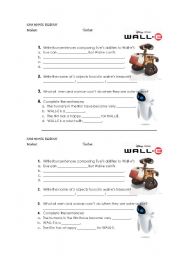 Wall-e Worksheet