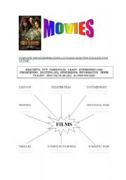 English worksheet: MOVIES