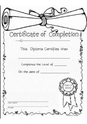 English Worksheet: Printable Certificates, Graduation Diplomas for Girls and Diplomas for Boys