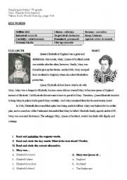 English Worksheet: QUEENS