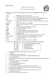 English Worksheet: Friends - The One with the Sonogram at the End