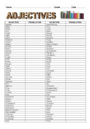 English Worksheet: ADJECTIVES AND COMPARATIVE ACTIVITIES