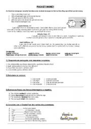 English Worksheet: WORKSHEET