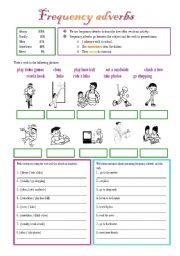 English Worksheet: Frequency adverbs