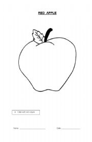 English worksheet: Red Apple