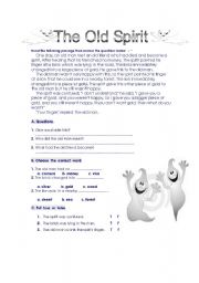 English Worksheet: reading 