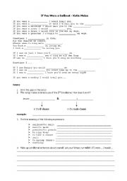 English Worksheet: If I Were A Sailboat