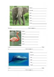 English worksheet: Fill in the gaps