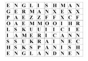 English Worksheet: nationalities