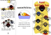 Anansi and his six sons [C] (story in a brochure)