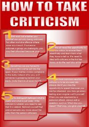 HOW TO TAKE CRITICISM?