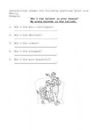 English worksheet: Using WHO