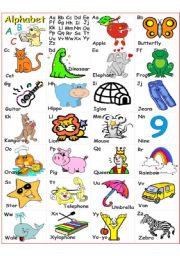 English Worksheet: The alphabet 