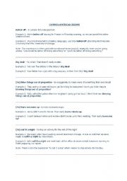 English Worksheet: Common American Idioms with explanation 