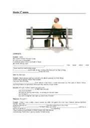 English Worksheet: FORREST GUMP