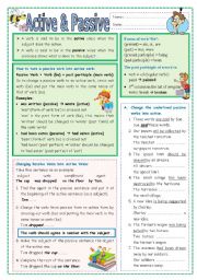 English Worksheet: Active & Passive (part 2)