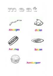 English worksheet: learn vocabulary 