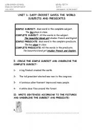 English worksheet: COMPUND SENTENSES