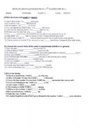 English Worksheet: worksheet for 11th classes