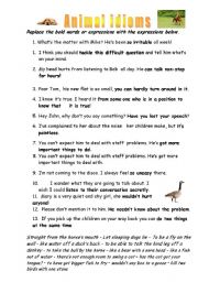 English Worksheet: 