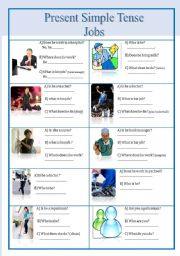 English Worksheet: present simple tense