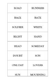 English worksheet: Lovers in Japan game