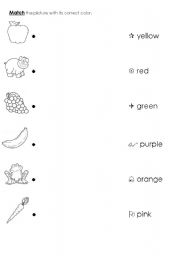 English Worksheet: Colors