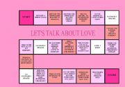 English Worksheet: LETS TALK ABOUT LOVE