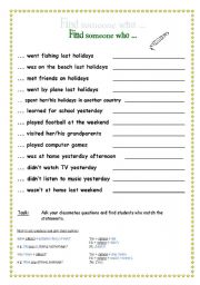 English Worksheet: Speaking activity 