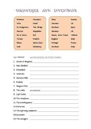 English worksheet: Passive voice and Nationalities