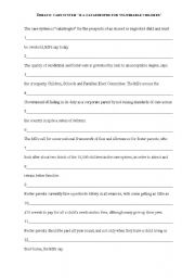 English Worksheet: Reverse dictation - British care system