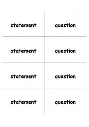 English worksheet: Sentence Making Cards