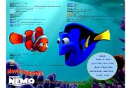 English Worksheet: FINDING NEMO MOVIE SEGMENT 1/2 