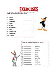 English Worksheet: excercises on numbers