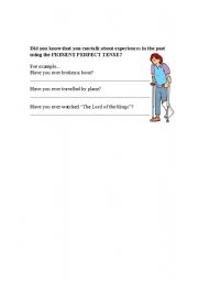 English worksheet: Present Perfect