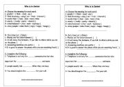 English worksheet: Whos  In Control?