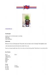 English worksheet: Mr Grass Head