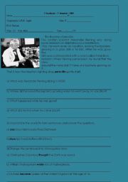 English worksheet: Englis tes