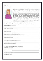 English Worksheet: Janet Smith
